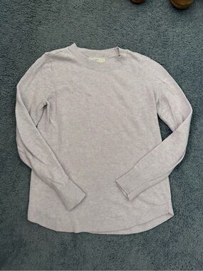 LOFT Lavender Crewneck Pullover Sweater